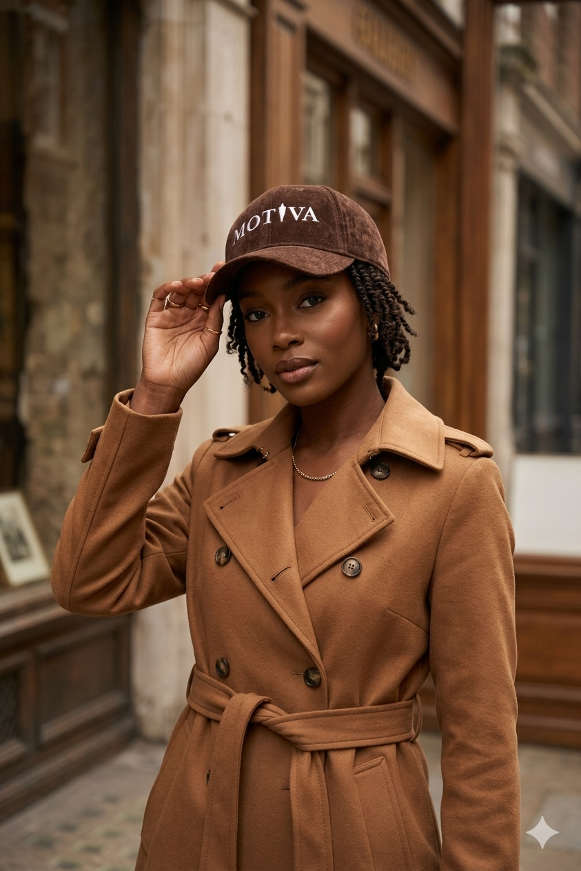 Brown MOTIVA Cap